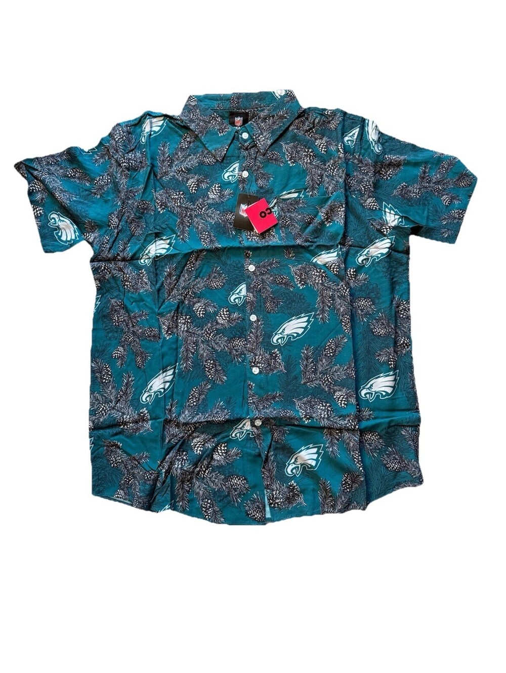Foco NFL Hawaiian Shirt Philadelphia Eagles Size Large
